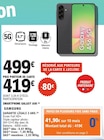 Smartphone Galaxy A56 - Samsung - E.Leclerc à Bergerac Smartphone Galaxy A56 - Samsung en promo chez E.Leclerc Bergerac à 419,00 €