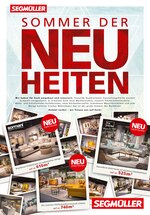 Segmüller Prospekt für Heidenheim mit 6 Seiten Segmüller Prospekt für Heidenheim: "SEGMÜLLER: Sommer der Neuheiten", 6 Seiten, 30.07.2021 - 14.08.2021