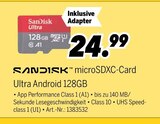 microSDXC-Card Ultra Android 128GB im Angebot bei MEDIMAX in Dessau-Roßlau microSDXC-Card Ultra Android 128GB Angebote von SanDisk bei MEDIMAX Dessau-Roßlau für 24,99 €