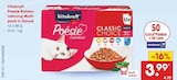 Poesie Katzennahrung Multipack in Sauce Angebote von Vitakraft bei Netto Marken-Discount Wilhelmshaven für 3,99 €