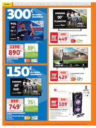 Offre TV Samsung dans le catalogue Auchan Hypermarché du moment à la page 6