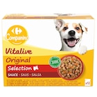 Patée pour chien en pochon - CARREFOUR COMPANINO VITALIVE en promo à 4,35 € chez Carrefour Patée pour chien en pochon - CARREFOUR COMPANINO VITALIVE dans le catalogue Carrefour