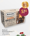 Kaminbriketts Angebote von Rekord bei tegut Weimar für 5,55 €