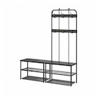 Flur-Set, 4-tlg. schwarz/grau im IKEA Prospekt Flur-Set, 4-tlg. schwarz/grau von NIPÅSEN / BAGGMUCK im aktuellen IKEA Prospekt für 119,96 €
