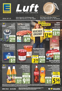 EDEKA Prospekt der Woche "Aktuelle Angebote" Seite 1, 19.01.2026 bis 24.01.2026 für Alpen Aktueller EDEKA Prospekt "Aktuelle Angebote" Seite 1 von 26 Seiten für Alpen