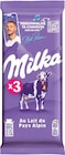 Tablette de chocolat au lait du pays alpin - MILKA en promo chez Intermarché Hyper Tablette de chocolat au lait du pays alpin - MILKA dans le catalogue Intermarché Hyper