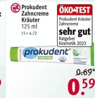 Zahncreme Kräuter bei Rossmann im Prospekt "" für 0,59 €