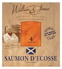 Saumon d'Écosse fumé au bois de hêtre - WILLIAM & JAMES - Intermarché Super à Quimper Saumon d'Écosse fumé au bois de hêtre - WILLIAM & JAMES en promo chez Intermarché Super Quimper à 6,49 €