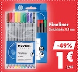 Fineliner von novoo basic für 1,00 € bei Mäc-Geiz im Angebot Fineliner von novoo basic im aktuellen Mäc-Geiz Prospekt