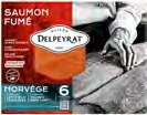 Saumon fumé Norvège - Carrefour à Angers Saumon fumé Norvège en promo chez Carrefour Angers à 6,75 €
