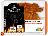 Puten-Oberkeule-Spieß Angebote von Butcher's Barbecue bei REWE Heidenheim für 11,90 €