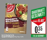 Aktuelles Spaghetti Bolognese Angebot bei Marktkauf in Reutlingen ab 0,35 €