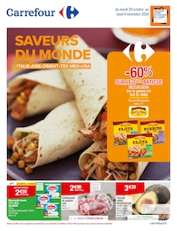 Prospectus Carrefour à Belleville-sur-Meuse, "SAVEURS DU MONDE", 20 pages, 29/10/2024 - 04/11/2024