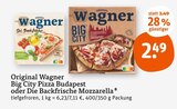 Big City Pizza Budapest oder Die Backfrische Mozzarella von Original Wagner im aktuellen tegut Prospekt für 2,49 €