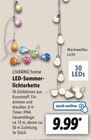 LED-Sommerlichterkette Angebote bei Lidl Rheda-Wiedenbrück für 9,99 €