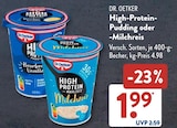 High-Protein-Pudding oder -Milchreis von Dr. Oetker im aktuellen ALDI SÜD Prospekt für 1,99 €