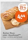 Aktuelle Butter Angebote bei tegut in Jena Aktuelles Butter-Nuss- oder -Quarkzopf Angebot bei tegut in Jena ab 4,44 €