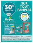 30% versés sur ma Carte U SUR TOUT PAMPERS - Pampers - Super U à Lorient 30% versés sur ma Carte U SUR TOUT PAMPERS - Pampers en promo chez Super U Lorient