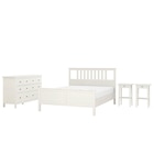 Aktuelles Schlafzimmermöbel 4er-Set weiß gebeizt 180x200 cm Angebot bei IKEA in Lübeck ab 837,98 €