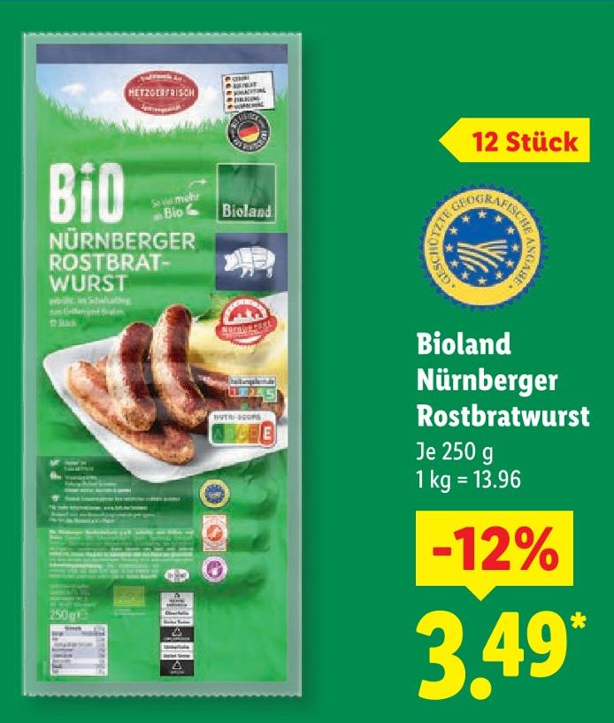 Nürnberger Rostbratwurst