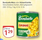 Mais Angebote von Bonduelle bei GLOBUS Gera für 1,29 €