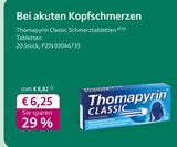 mea - meine apotheke - Classic Schmerztabletten Angebot im Prospekt Classic Schmerztabletten bei mea - meine apotheke im Prospekt "" für 6,25 €