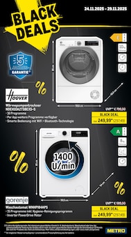 Wäschetrockner im METRO Prospekt "Wochenangebote SCO + Charity + Markets" mit 29 Seiten (Bochum)