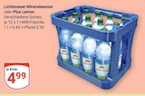 Aktuelle Mineralwasser Angebote bei GLOBUS in Leipzig Aktuelles Mineralwasser oder Plus Lemon Angebot bei GLOBUS in Leipzig ab 4,99 €