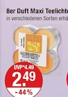 8er Duft Maxi Teelichter von  im aktuellen V-Markt Prospekt für 2,49 €