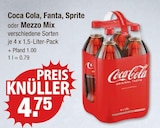 Coca Cola, Fanta, Sprite oder Mezzo Mix im Angebot bei V-Markt in Regensburg Coca Cola, Fanta, Sprite oder Mezzo Mix Angebote bei V-Markt Regensburg für 4,75 €