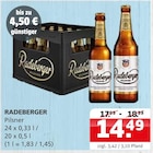 Pilsner Angebote von Radeberger bei Getränke Quelle Weydringer Detmold für 14,49 €