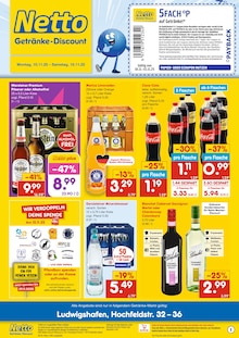 Coca Cola im aktuellen Netto Marken-Discount Prospekt (Mannheim) Coca Cola im Netto Marken-Discount Prospekt "DER ORT, AN DEM DU IMMER AUSGEZEICHNETE PREISE FINDEST." mit 2 Seiten (Mannheim)
