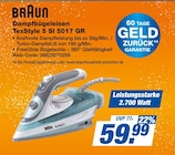 expert Rendsburg - Dampfbügeleisen TexStyle 5 SI 5017 GR Angebot im Prospekt Dampfbügeleisen TexStyle 5 SI 5017 GR bei expert im Rendsburg Prospekt für 59,99 €