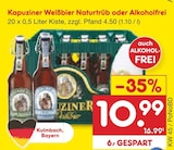 Netto Marken-Discount - Weißbier Naturtrüb Angebot im Prospekt Weißbier Naturtrüb bei Netto Marken-Discount im Prospekt "" für 10,99 €