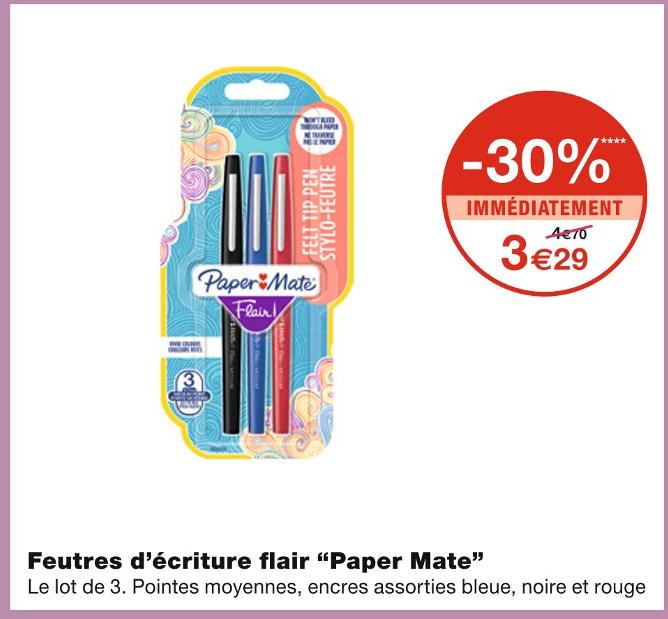 STYLO FEUTRE PAPER-MATE FLAIR ROUGE