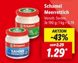 Meerrettich im Angebot bei Lidl in Meerbusch Meerrettich Angebote von Schamel bei Lidl Meerbusch für 1,29 €