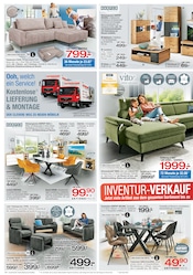 Aktueller Ostermann Prospekt mit Sofa, "Inventur-Verkauf - 0% Clever-Finanzieren", Seite 2