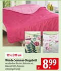 Wende-Sommer-Steppbett Angebote bei famila Nordost Neustadt für 8,99 €