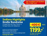 Indiens Highlights Große Rundreise im Lidl Prospekt Indiens Highlights Große Rundreise von im aktuellen Lidl Prospekt für 1.199,00 €