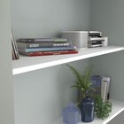 Tablette en mélaminé blanc 30 x 250 cm, ép. 1,8 cm - PANOFRANCE en promo chez Castorama Malakoff à 8,90 €