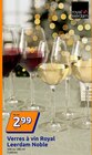 Verres à vin Noble - Royal Leerdam en promo chez Action Mont-de-Marsan à 2,99 €