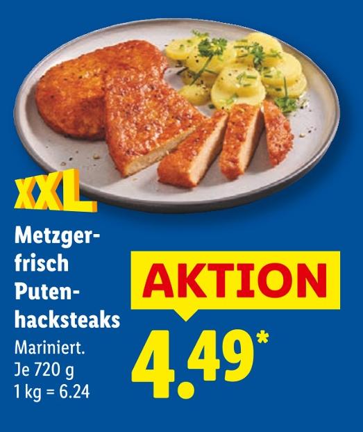 Metzger-frisch Putenhacksteaks