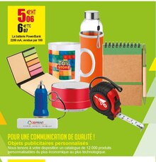 Objets publicitaires personnalisés - Office DEPOT à Ivry-sur-Seine Objets publicitaires personnalisés en promo chez Office DEPOT Ivry-sur-Seine à 6,07 €
