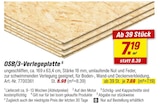 Aktuelles OSB/3-Verlegeplatte Angebot bei toom Baumarkt in Berlin ab 7,69 €
