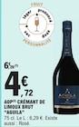 AOP Crémant de Limoux Brut - AGUILA en promo chez E.Leclerc AOP Crémant de Limoux Brut - AGUILA dans le catalogue E.Leclerc