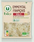 Emmental français râpé au lait pasteurise - U Bio dans le catalogue U Express