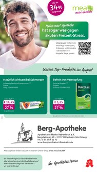 mea - meine apotheke Prospekt der KW 31 "Unsere August-Angebote" Aktueller mea - meine apotheke Prospekt "Unsere August-Angebote" Seite 1 von 4 Seiten