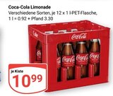 Limonade im Angebot bei GLOBUS in Altenburg Limonade Angebote von Coca-Cola bei GLOBUS Altenburg für 10,99 €