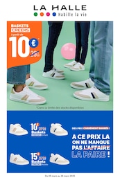 Prospectus La Halle à Condom, "A CE PRIX LA ON NE MANQUE PAS LA PAIRE !", 1 page, 05/03/2025 - 26/03/2025