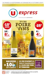 Prospectus U Express à Bordeaux, "Votre foire aux vins", 40 pages, 24/09/2024 - 06/10/2024